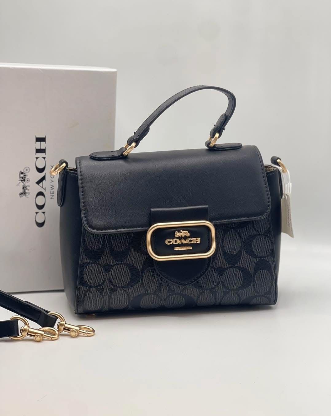 Coach Morgan Top Handle Bag — With Complete Brand Packaging