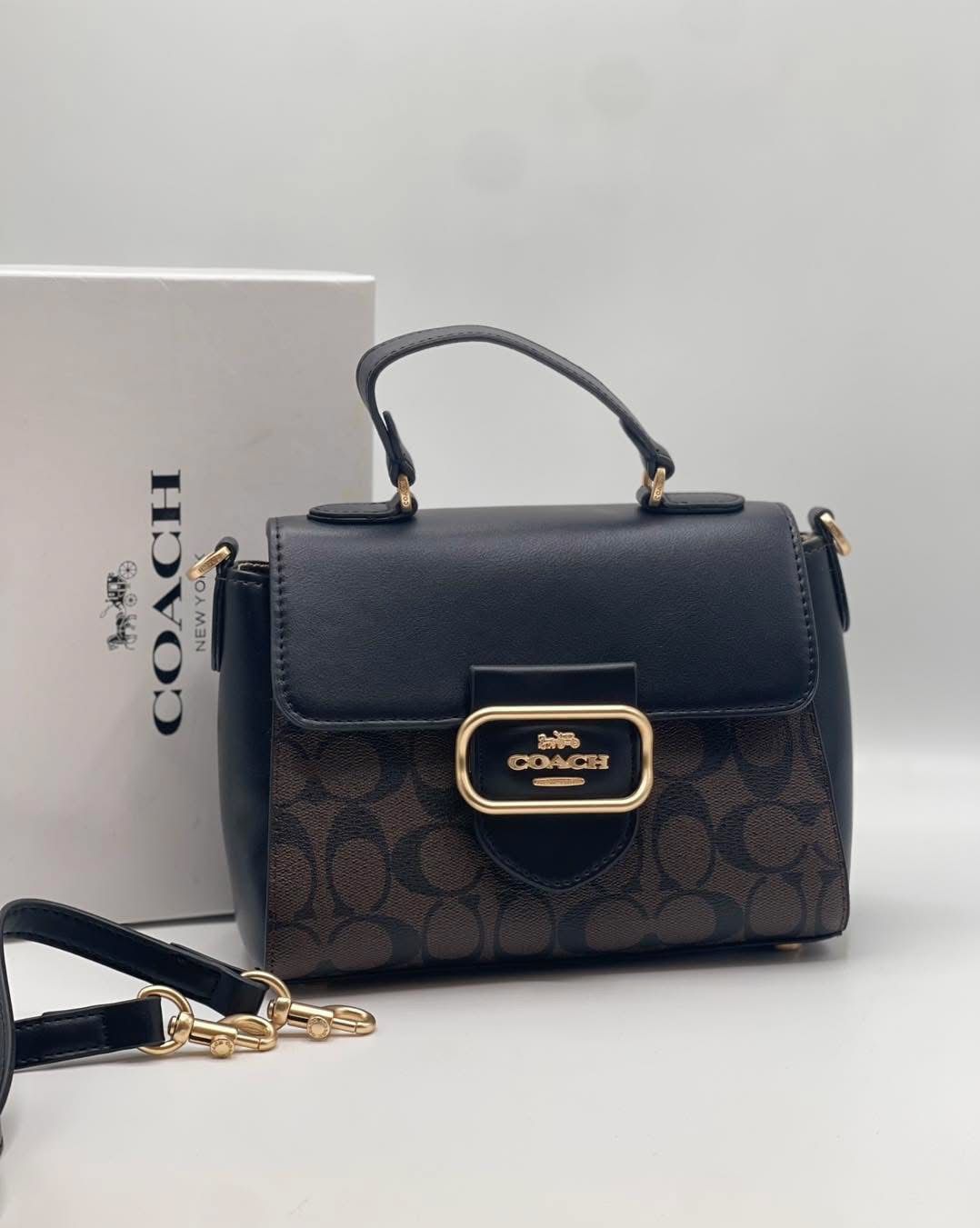 Coach Morgan Top Handle Bag — With Complete Brand Packaging