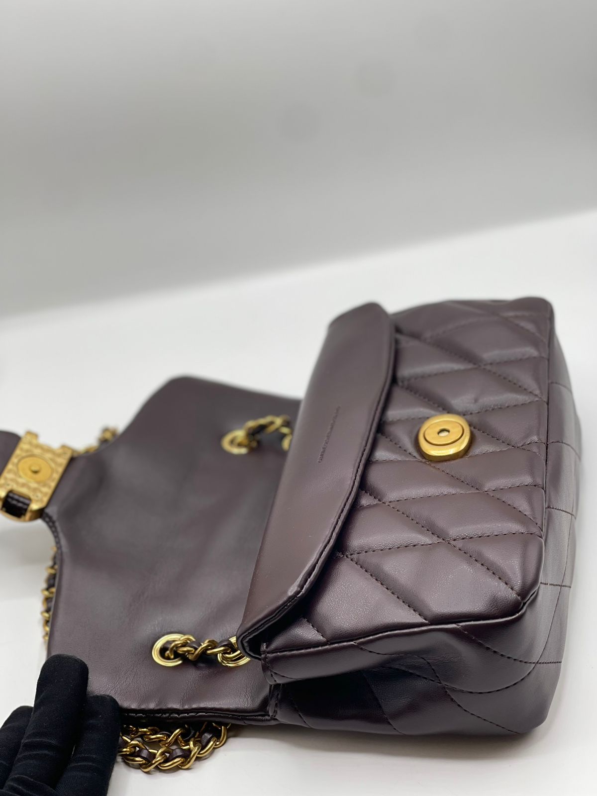 Coach Tabby Quilted Bag — With Complete Brand Packaging & Chain