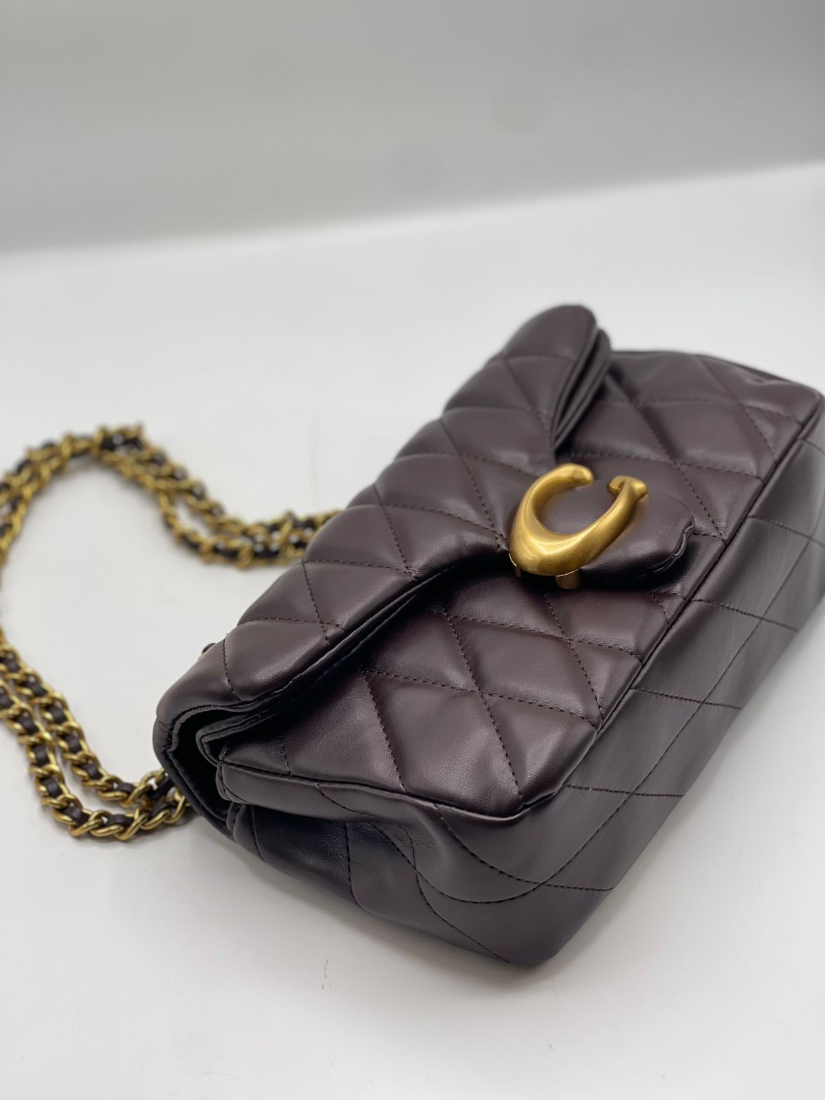 Coach Tabby Quilted Bag — With Complete Brand Packaging & Chain