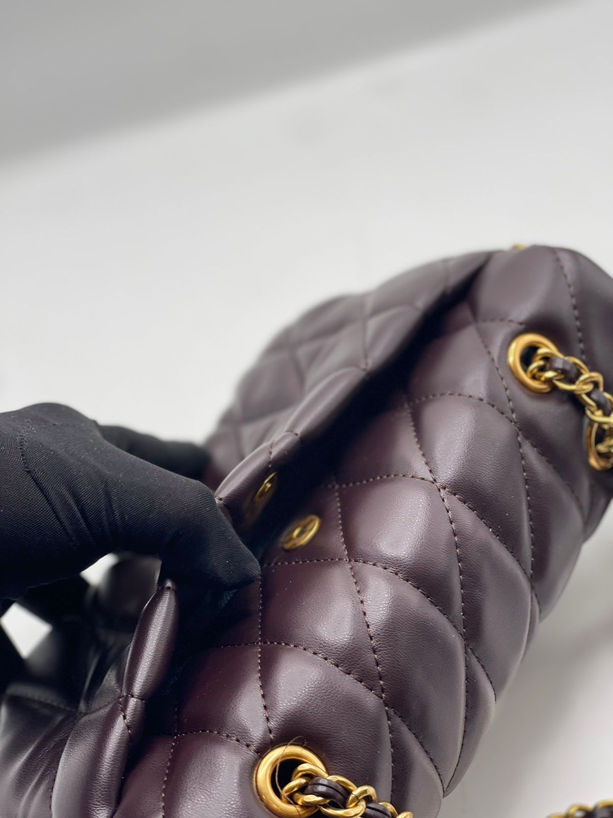 Coach Tabby Quilted Bag — With Complete Brand Packaging & Chain