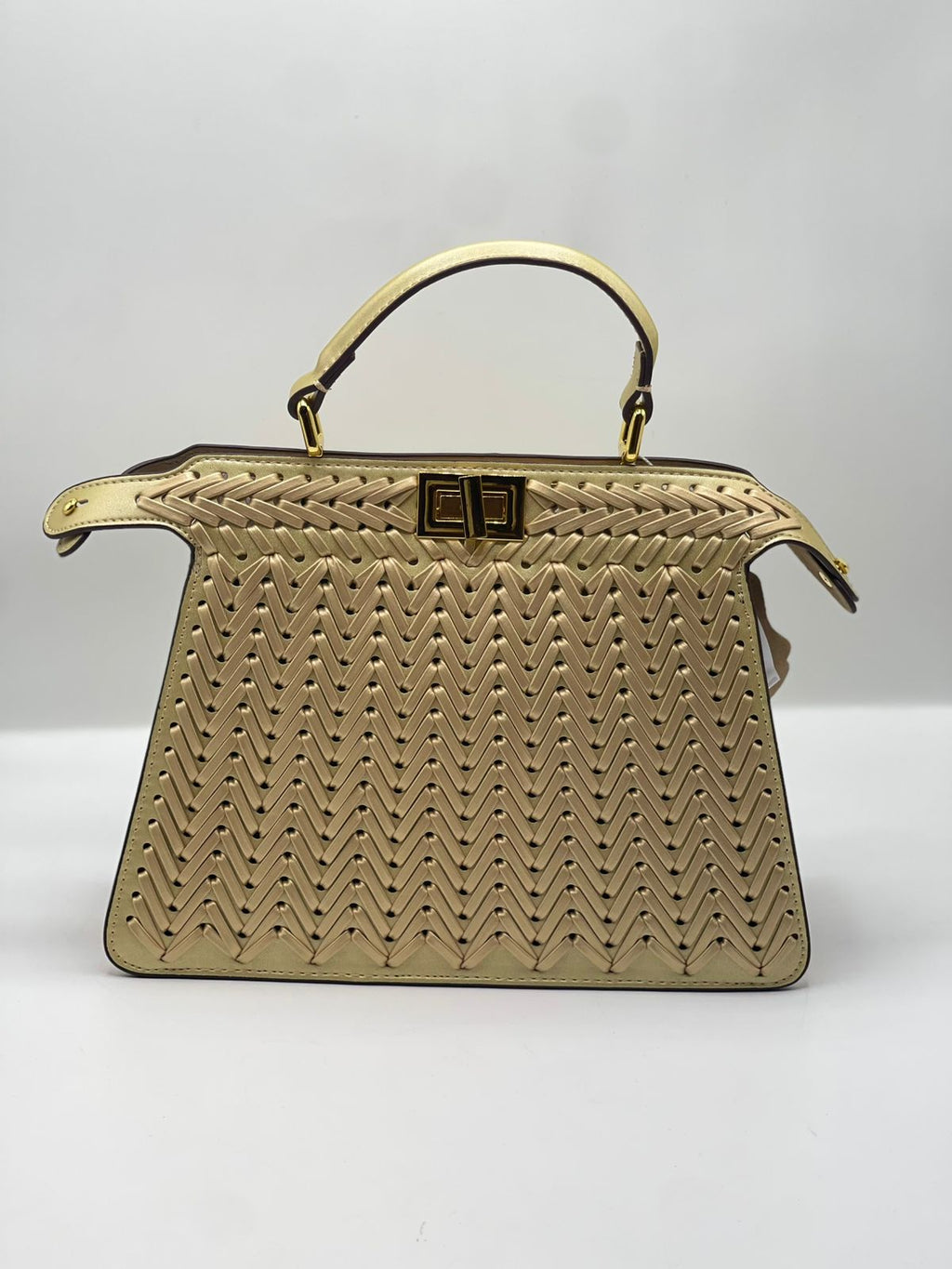 Peekaboo Small Structured Handbag — With Shoulder Strap