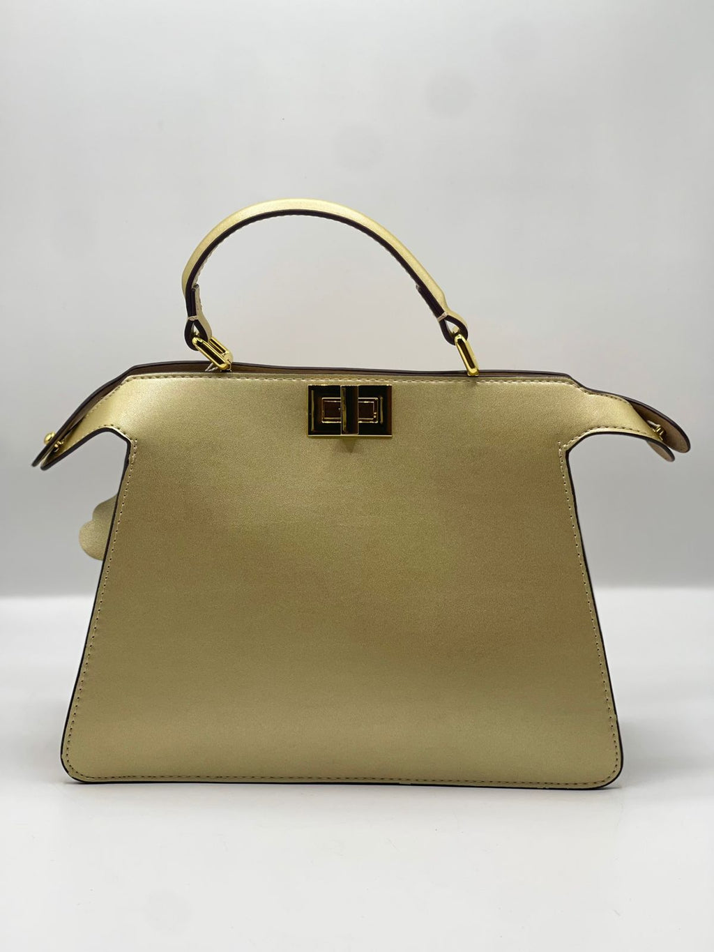 Peekaboo Small Structured Handbag — With Shoulder Strap