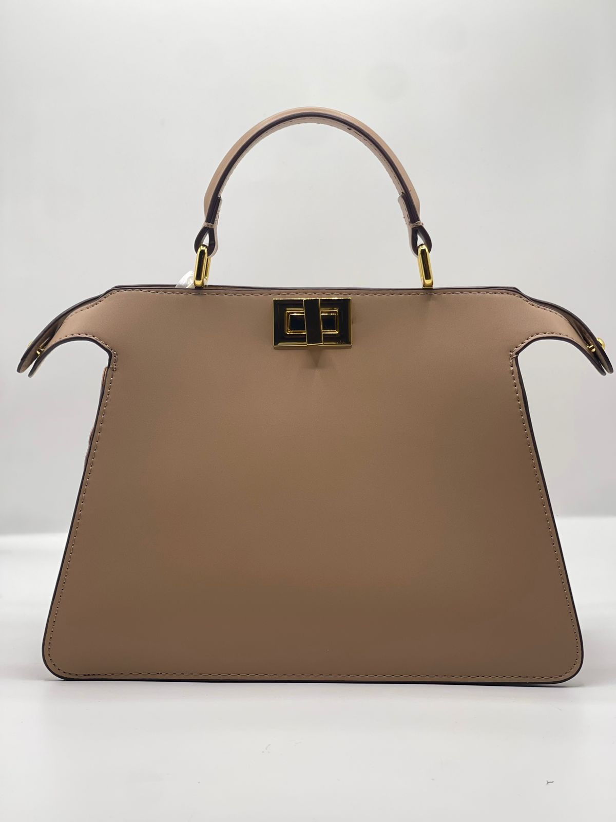 Peekaboo Small Structured Handbag — With Shoulder Strap