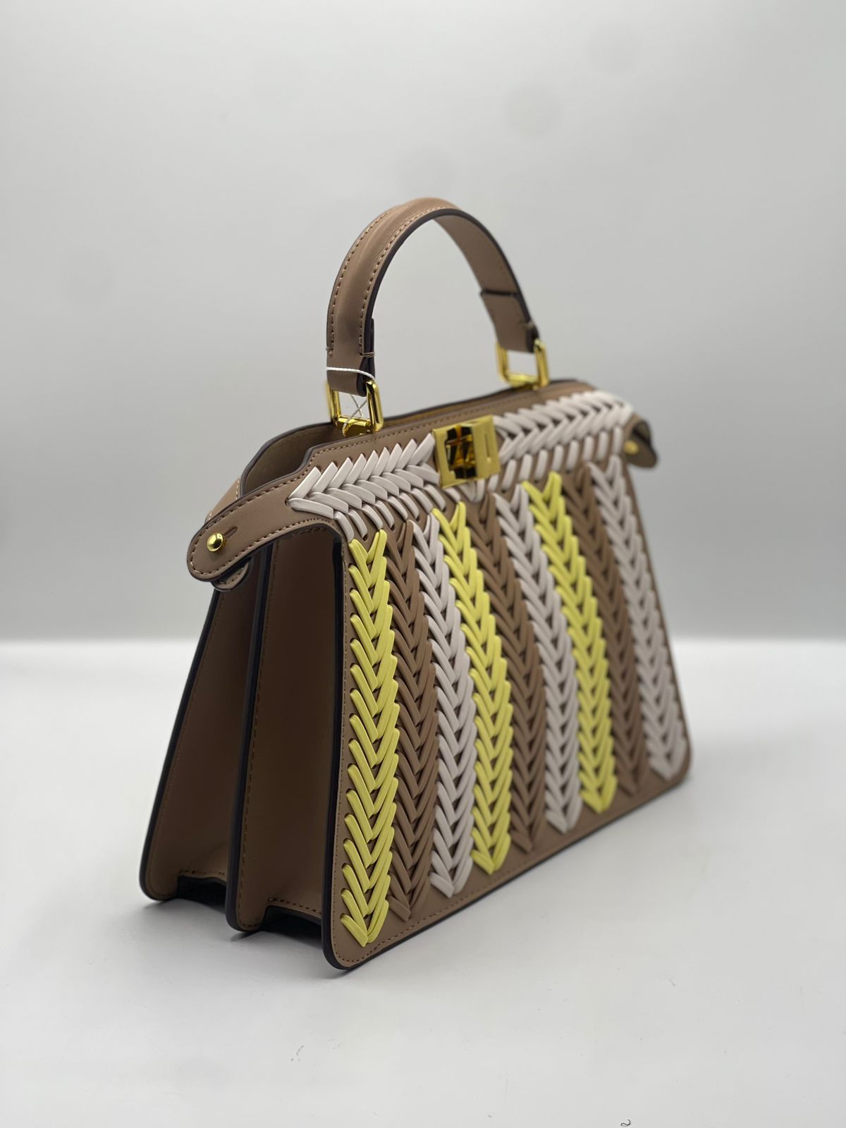 Peekaboo Small Structured Handbag — With Shoulder Strap