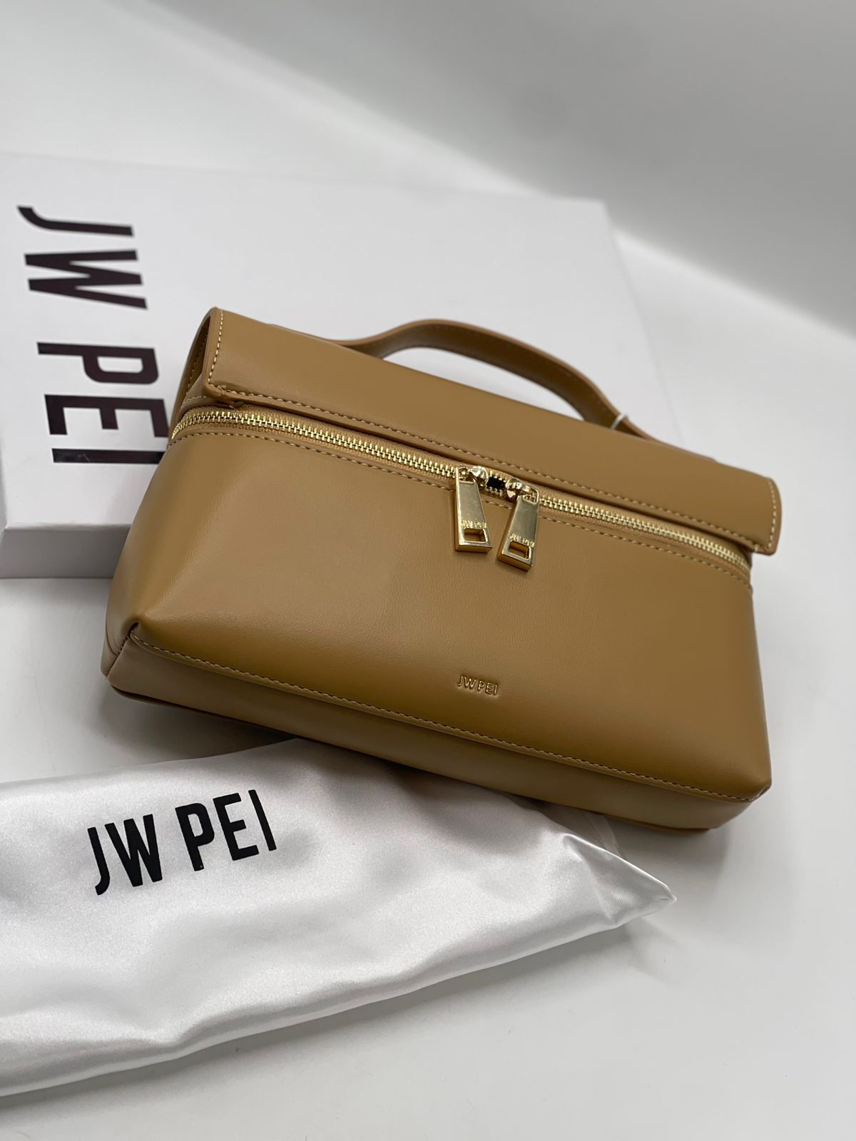 Thea Top Handle Canvas Bag — Hand & Crossbody With Gold Hardware