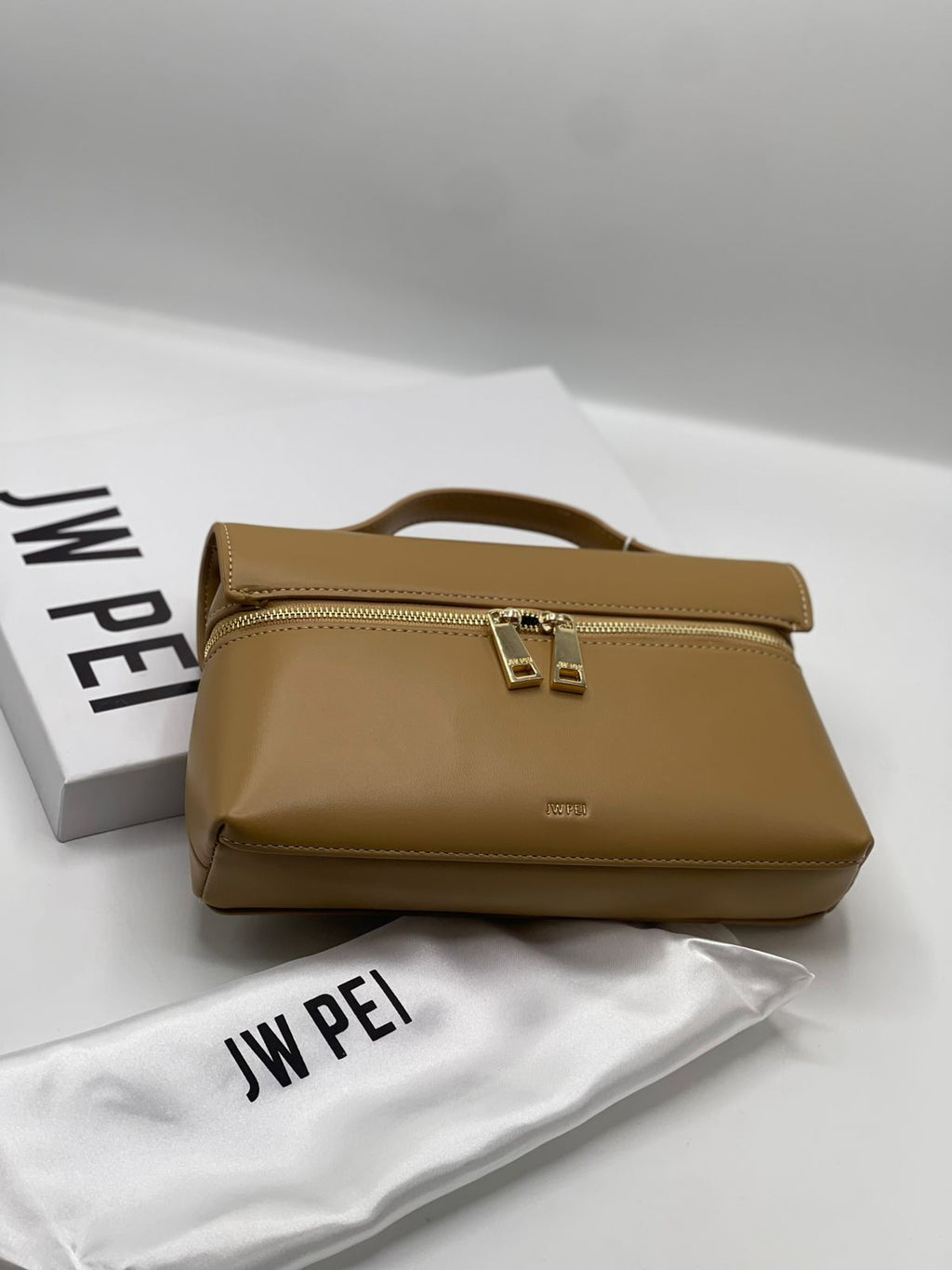 Thea Top Handle Canvas Bag — Hand & Crossbody With Gold Hardware