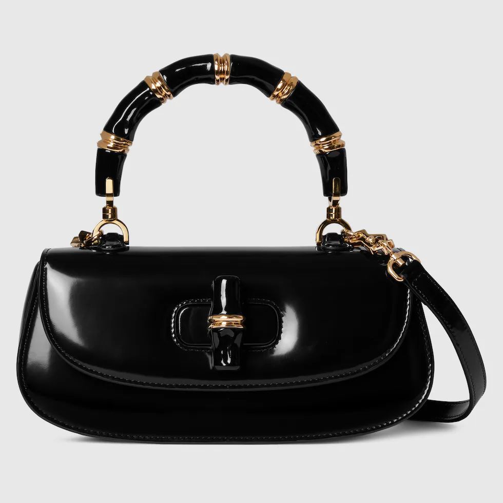Premium Bamboo Handle Handbag — With Dust Bag & Box