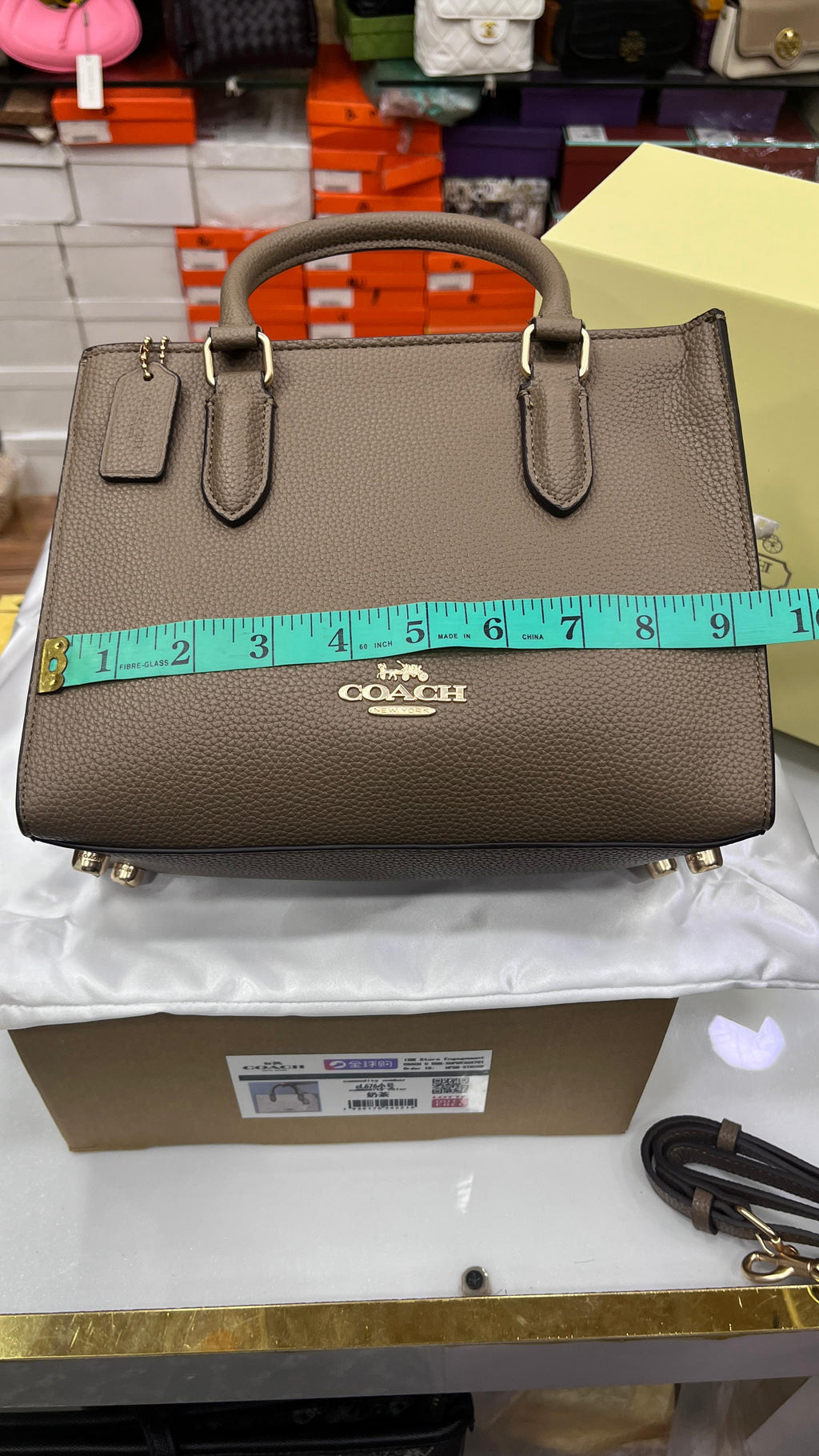 Maggie Small Tote Bag — Pebble Leather With Double Box & Dust Bag