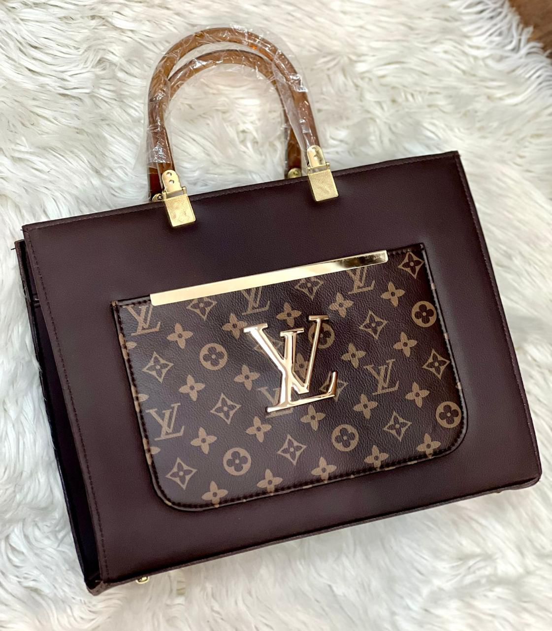 Premium Monogram Tote Bag — Large Size With Shoulder Strap