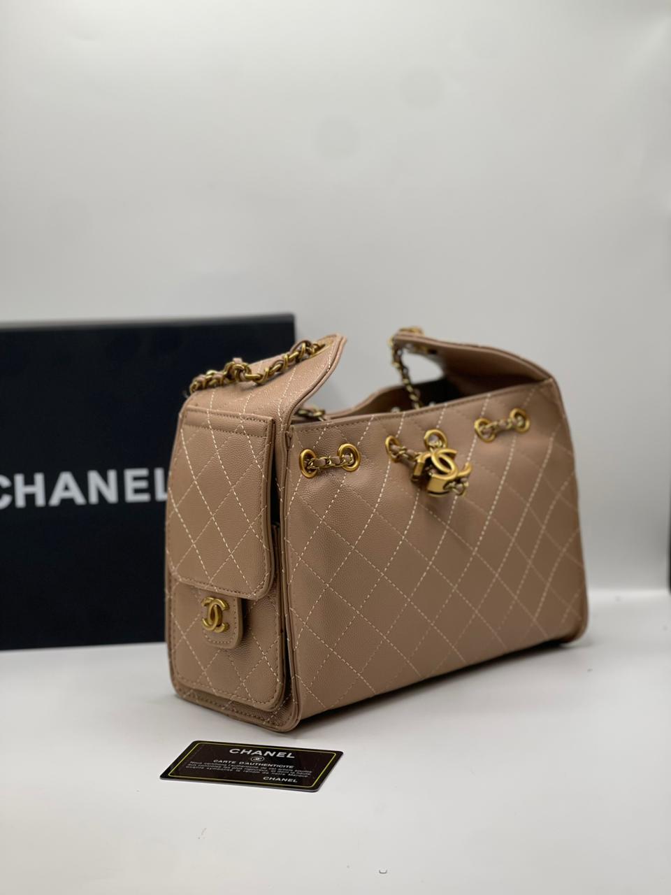Premium Quilted Small Handbag — With Brand Box & Dust Bag