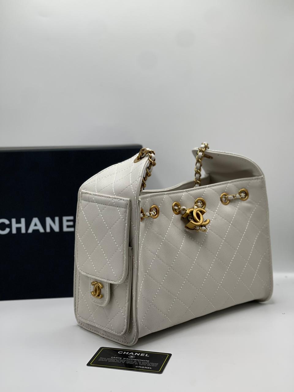 Premium Quilted Small Handbag — With Brand Box & Dust Bag