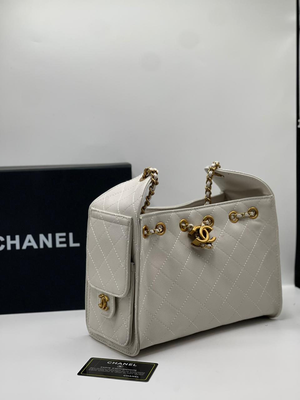 Premium Quilted Small Handbag — With Brand Box & Dust Bag