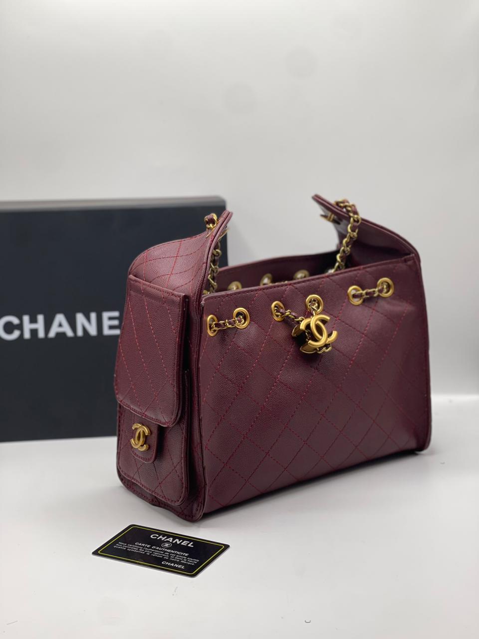 Premium Quilted Small Handbag — With Brand Box & Dust Bag