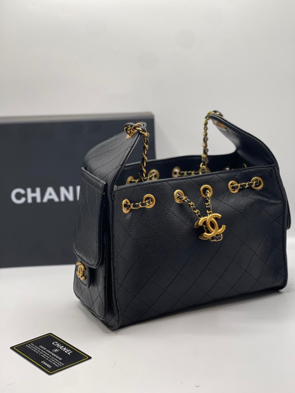Premium Quilted Small Handbag — With Brand Box & Dust Bag