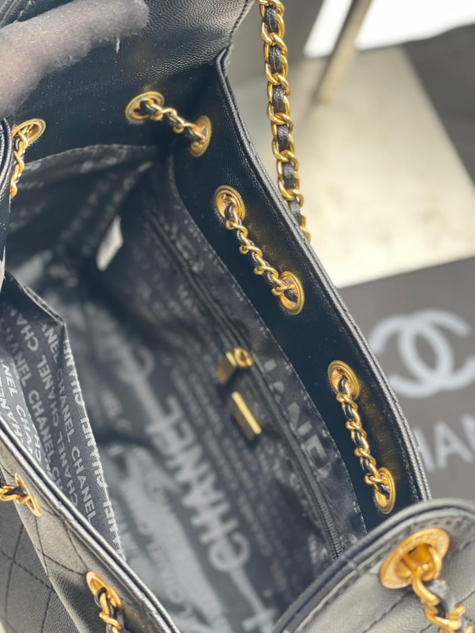 Premium Quilted Small Handbag — With Brand Box & Dust Bag