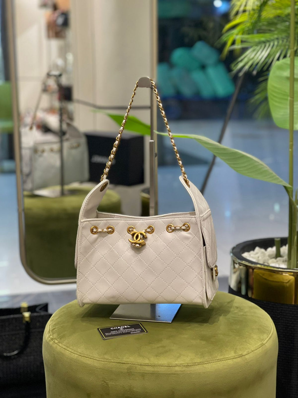 Premium Quilted Small Handbag — With Brand Box & Dust Bag