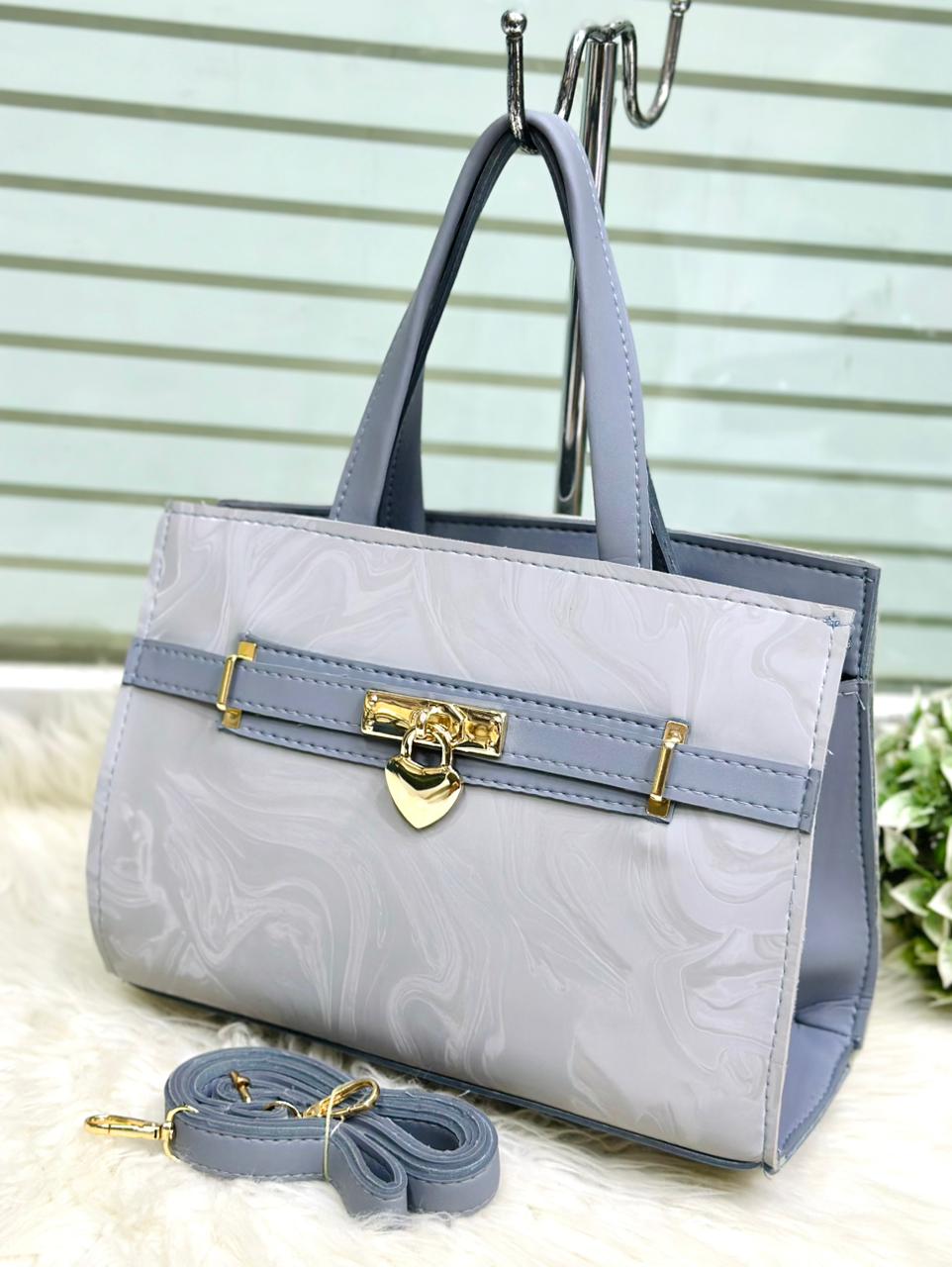 Premium Leather Handbag & Crossbody Bag for Women Stylish Lock Design Purse