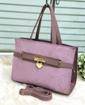 Premium Leather Handbag & Crossbody Bag for Women Stylish Lock Design Purse