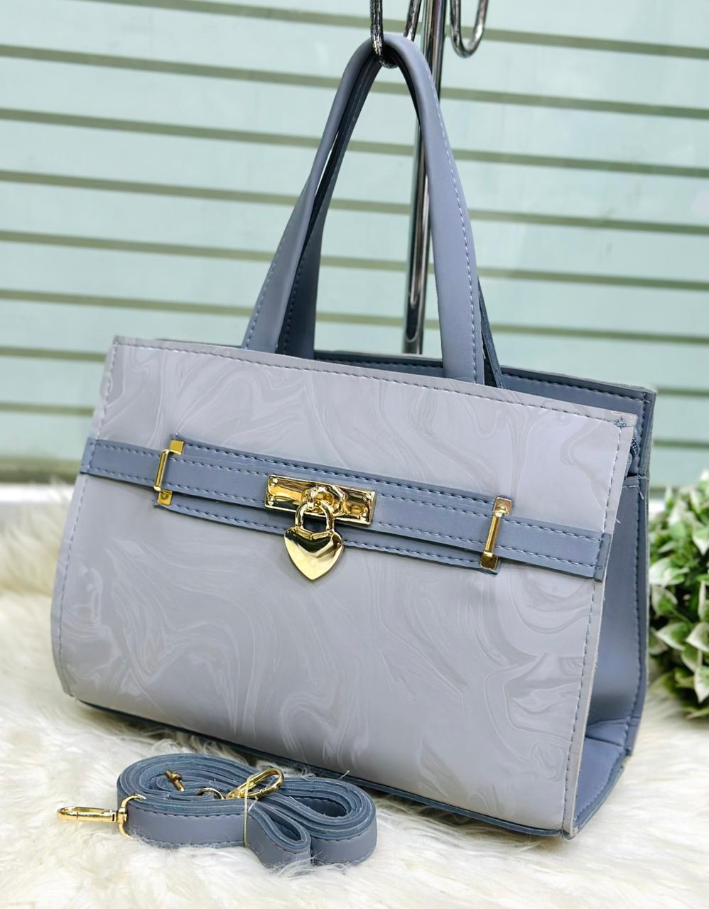 Premium Leather Handbag & Crossbody Bag for Women Stylish Lock Design Purse